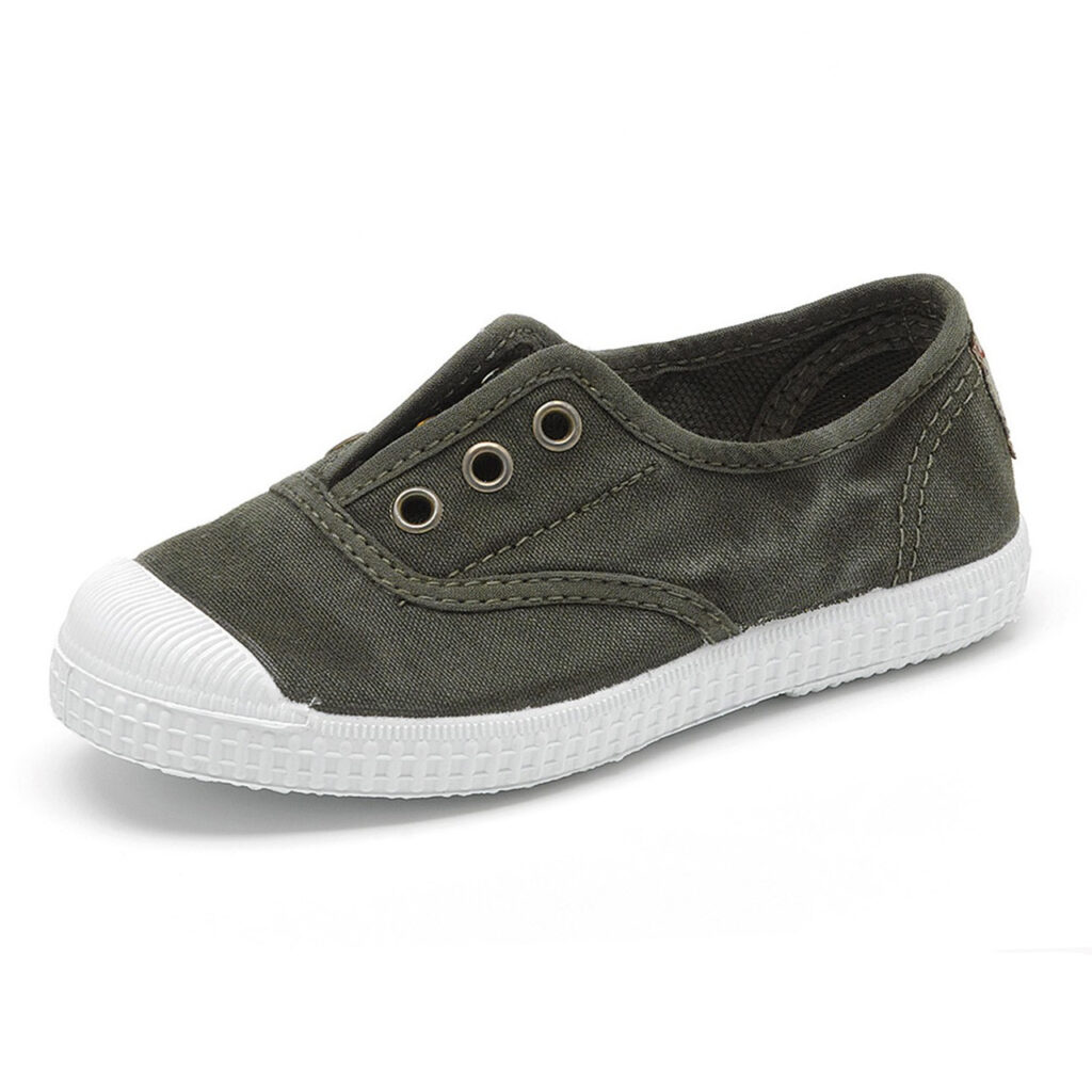 Cienta baskets enfants Kaki 70777
