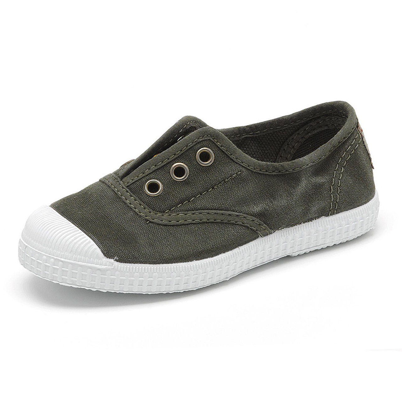 Cienta baskets enfants Kaki 70777